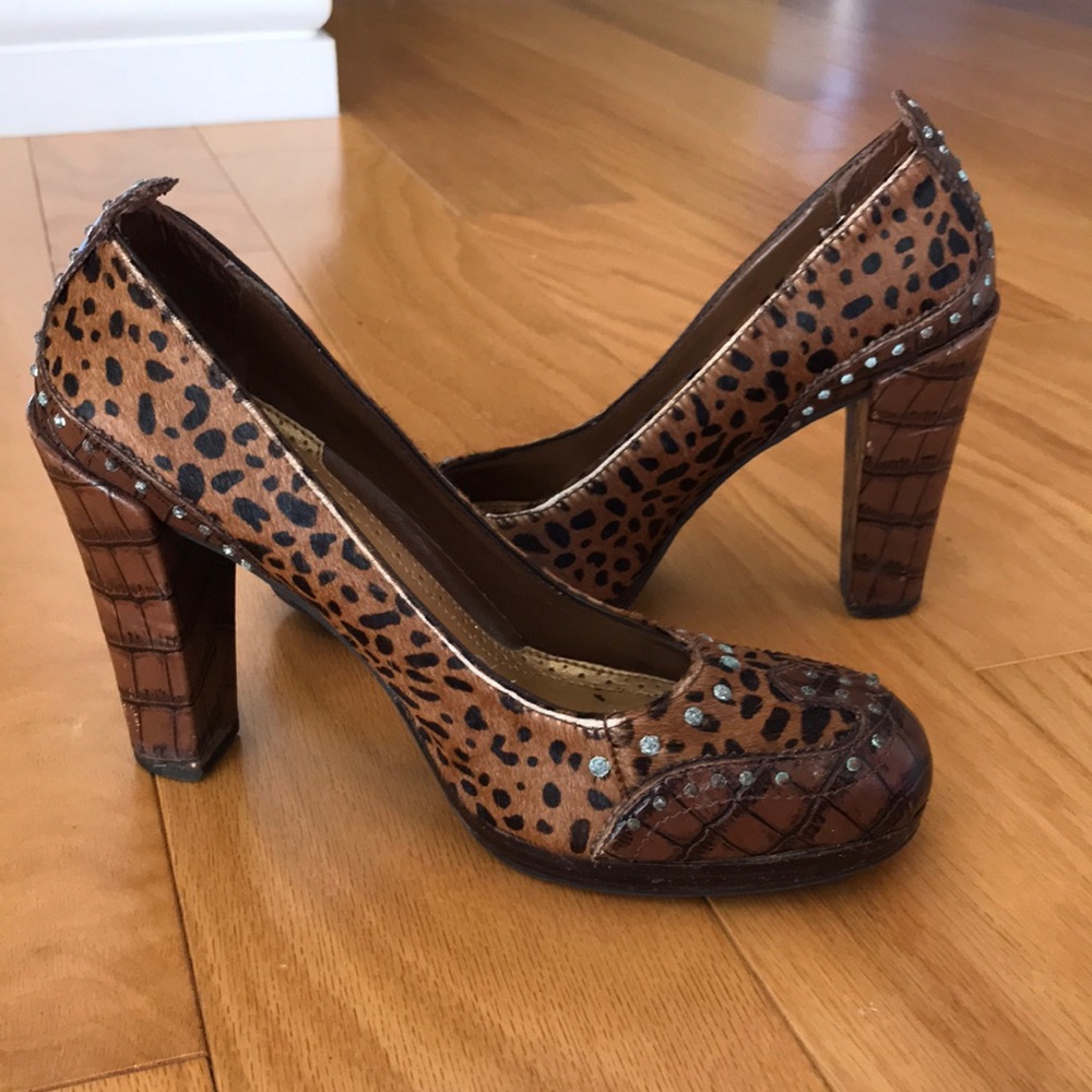 Sam Edelman Leopard Print Heels